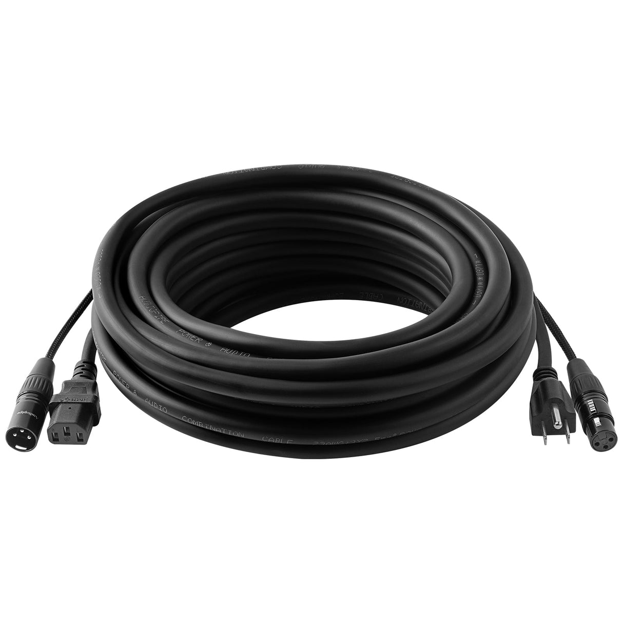33Ft AC Power & XLR/Microphone Cable (EX-PROX-SIM-10) Audiopipe