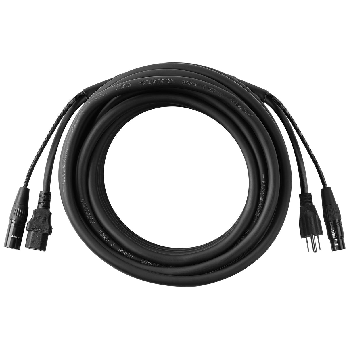 33Ft AC Power & XLR/Microphone Cable (EX-PROX-SIM-10) Audiopipe