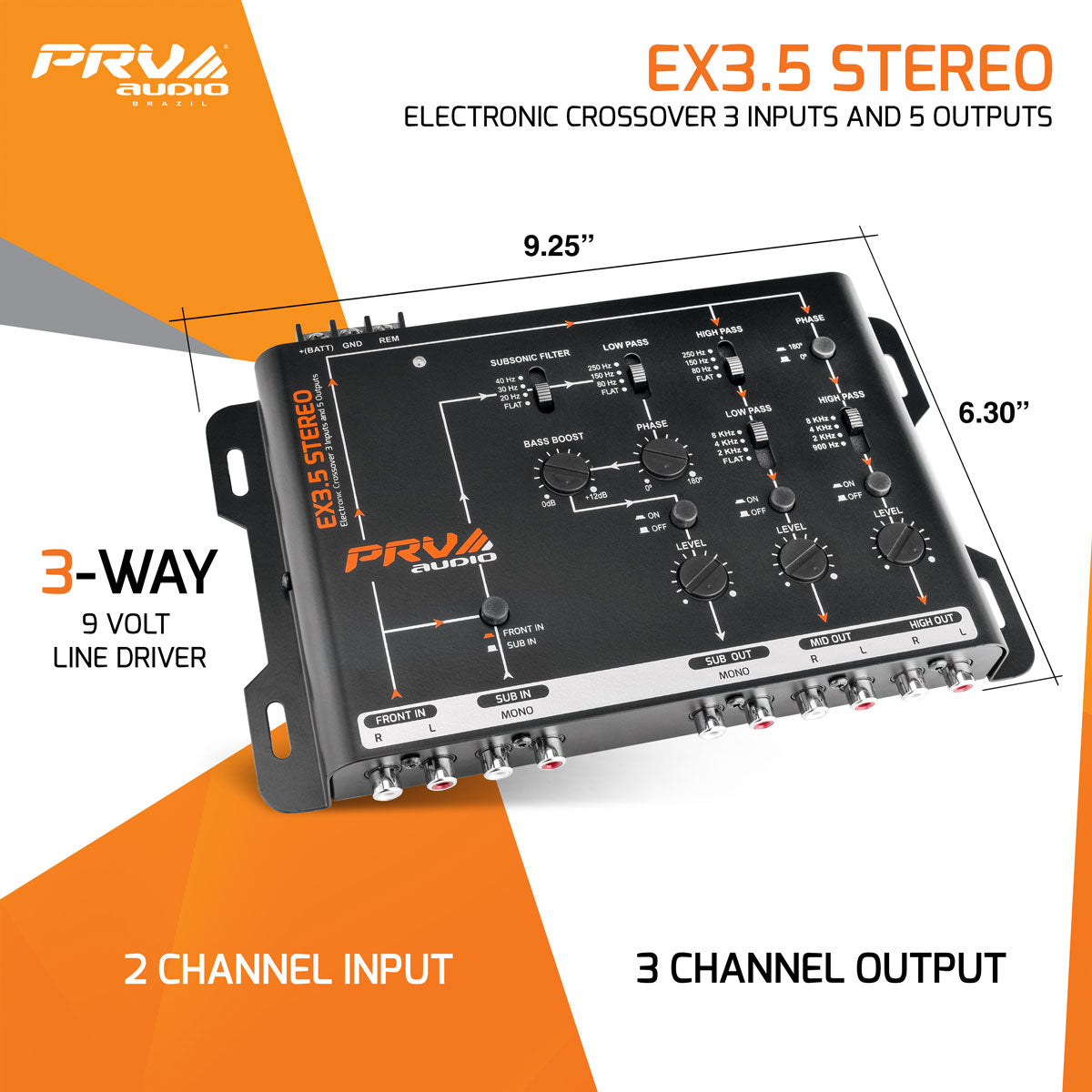 PRV EX3.5 STEREO Crossover PRV Audio