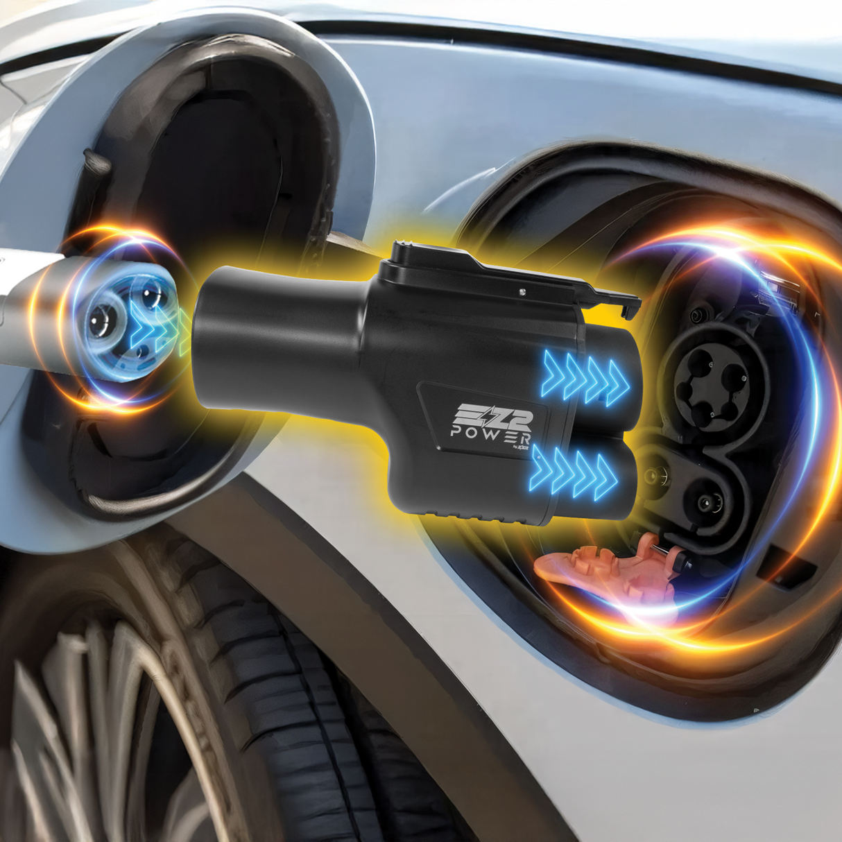 Tesla to CCS1 Fast Portable EV Charging Adapter ZZ2