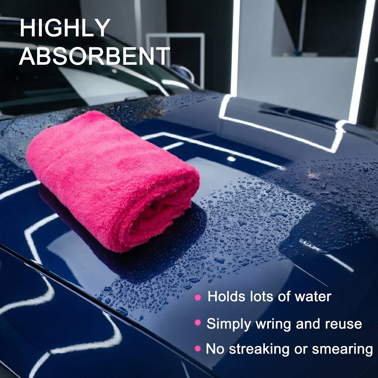WASH&WHIPS Edgeless Microfiber Coral Fleece with Ultrasonic Edge WASH & WHIPS
