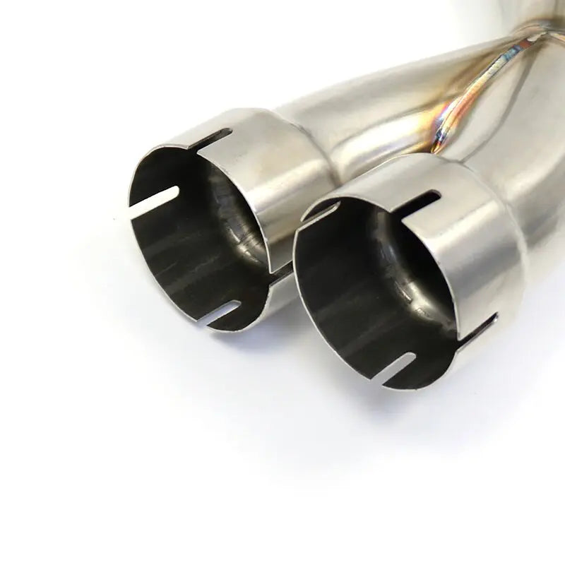 Downpipe Exhaust Y Middle Pipe Exhaust for 2006-2019 Yamaha YZF-R6 R600