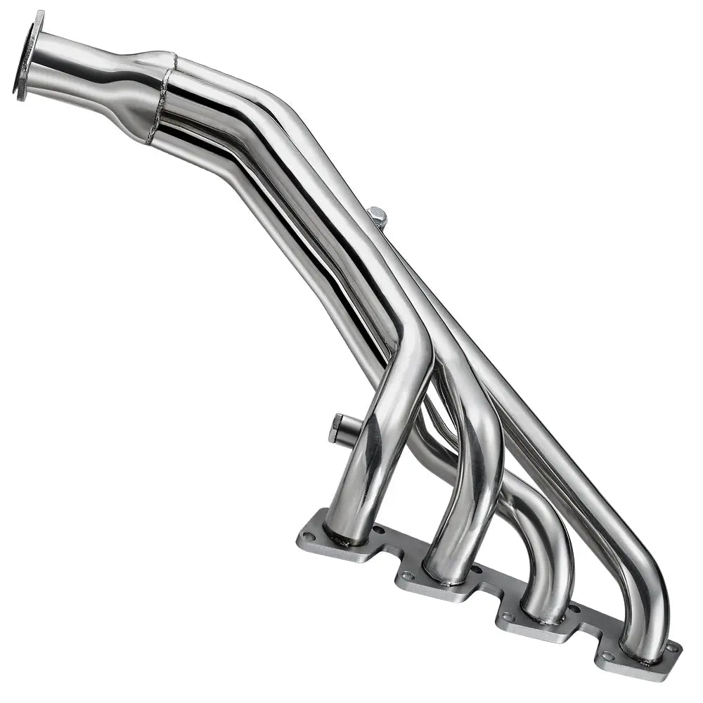 High-Flow Exhaust Header & Downpipe for 1991-1994 Nissan 240SX 2.4L S13 KA24DE Flashark