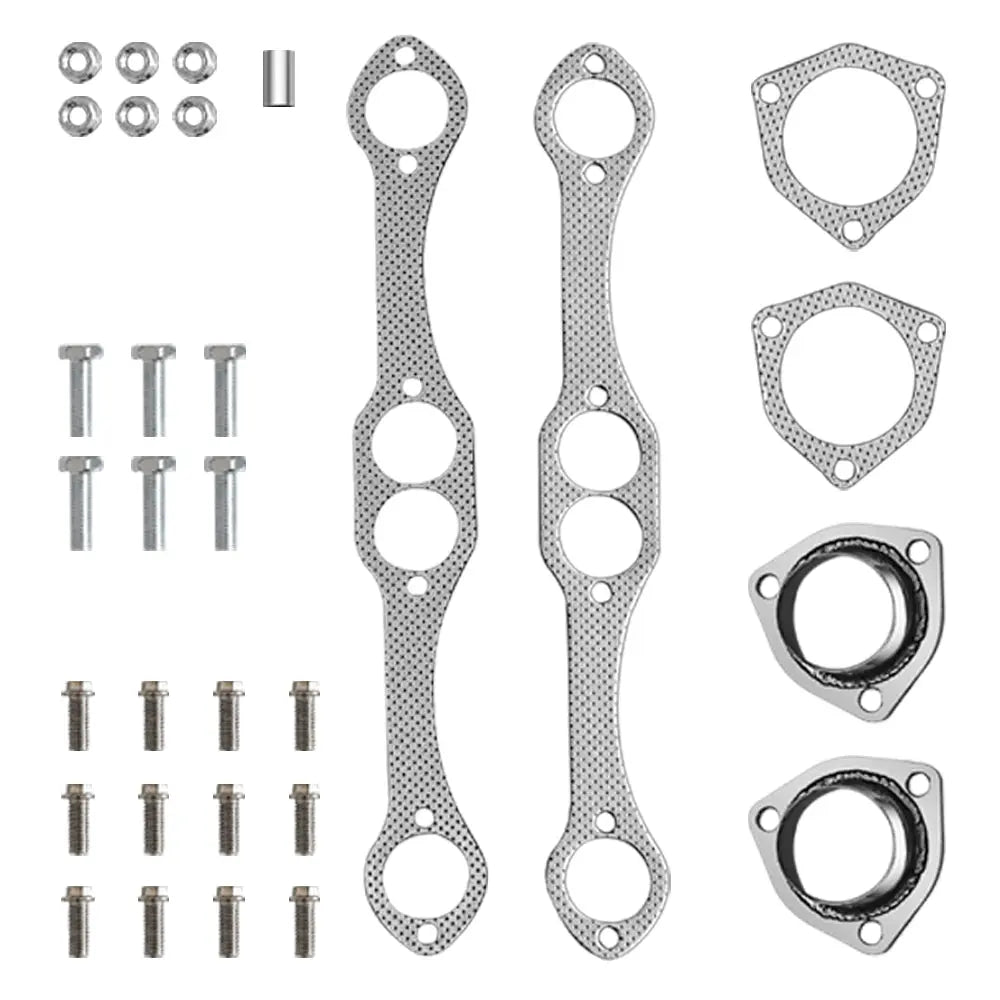 Exhaust Headers For 1982-2002 Chevy S10 / S15 / Blazer SBC V8 283 302 305 307 327 350 400 Engine 2WD Flashark