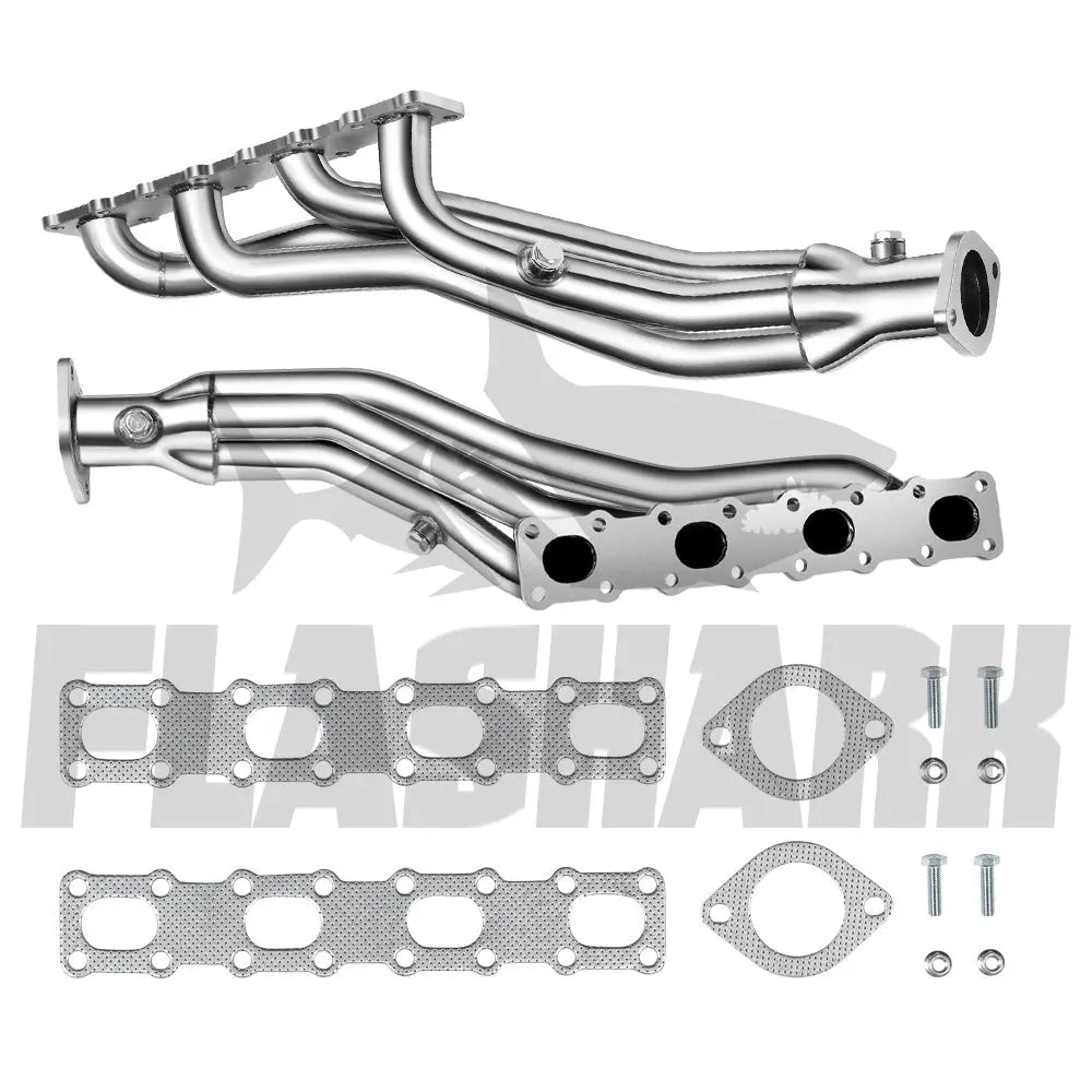 Long Tube Headers for 2004-2015 Nissan Titan, Armada, NV2500, NV3500, Pathfinder & Infiniti QX56 5.6L V8 Flashark