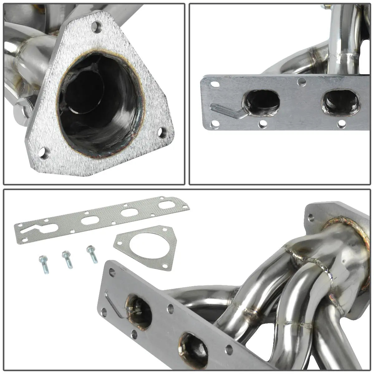 Exhaust Header for 2004-2010 Chevrolet Chevy Cobalt/Hhr/Saturn 2.2L/ 2.4L I4 Flashark