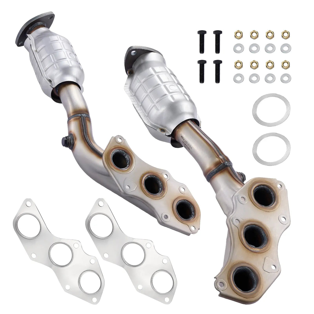 Exhaust Manifold Catalytic Converter Kit for 2006 - 2017 Lexus IS250/IS350/GS350/RC350 2.5L/3.5L V6 2PC-Direct Fit,E.P.A. Compliant Flashark