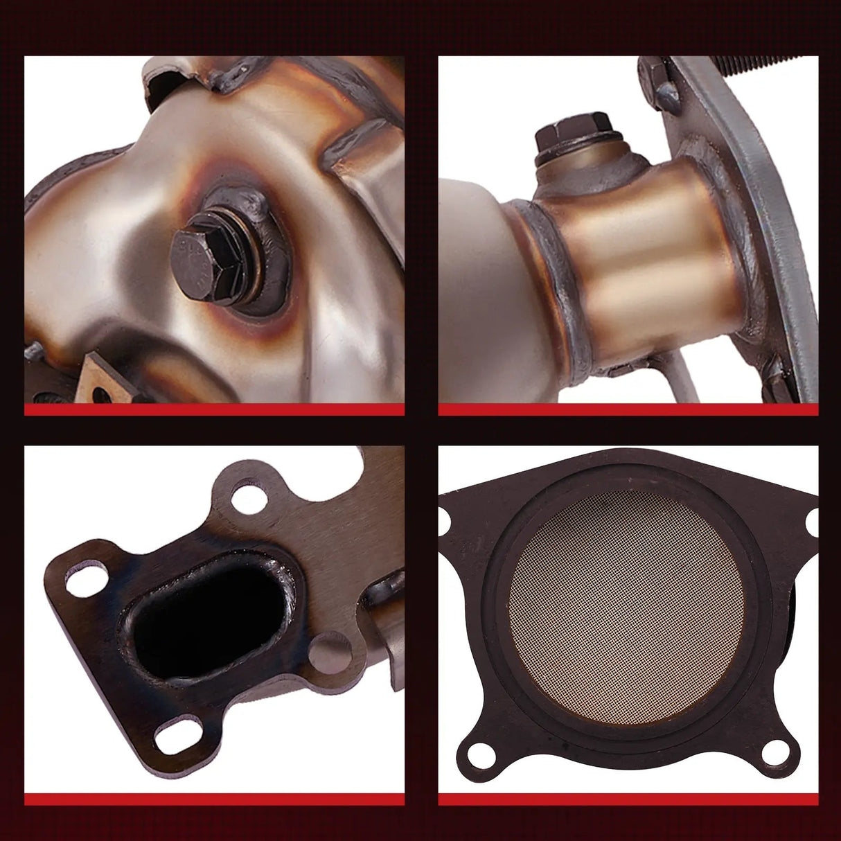 Exhaust Manifold Catalytic Converter for 2013-2019 Ford Explorer/Taurus/Edge/Flex & Lincoln 3.5L 3.7L Flashark