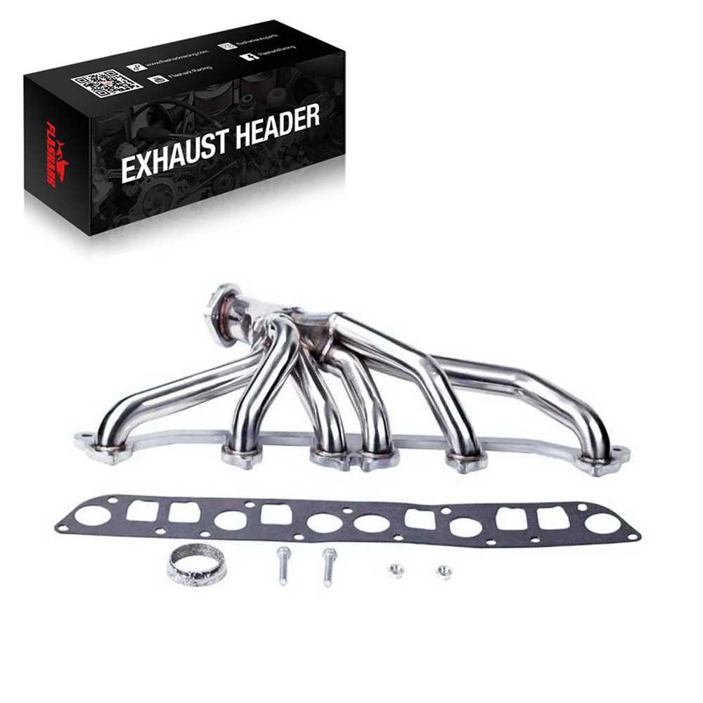 Exhaust Header | 1991-2001 Jeep Wrangler / 1993-2001 Cherokee / 1991-1992 Grand Cherokee 4.0L I6