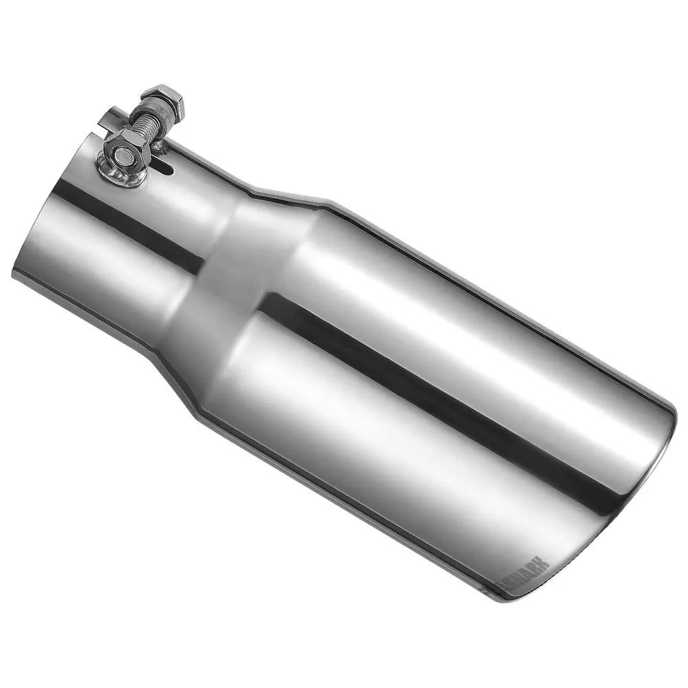 Exhaust Tip 3 Inches In, 4 Inches Out, 10 Inches Length T304 Flashark
