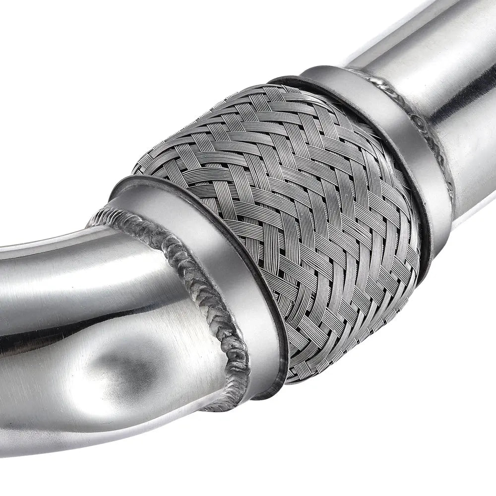 For 2008-2010 6.4L Ford Powerstroke Diesel Heavy Duty Polished Exhaust Up-Pipe