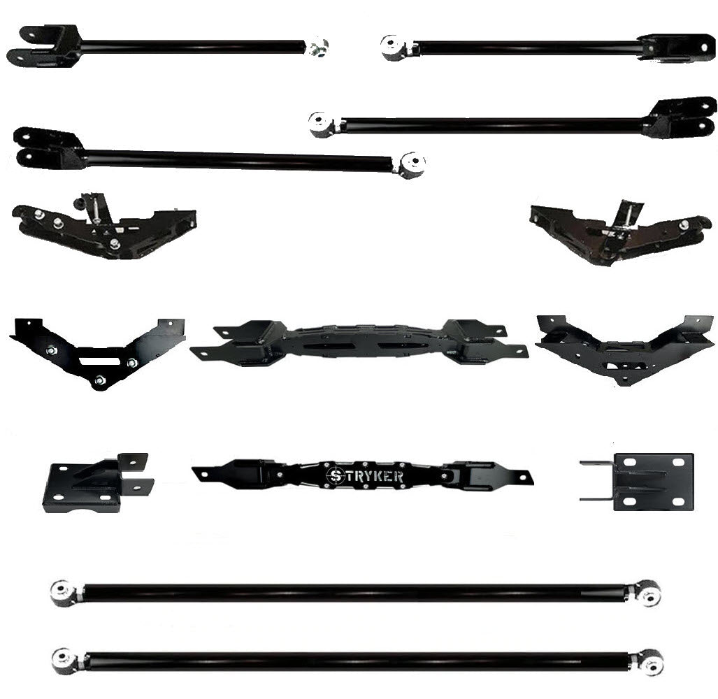 10" to 14" F250 F350 TUBE LONG ARM 4-Link Lift Upgrade for 2017-2022 Super Duty Stryker Off Road Design