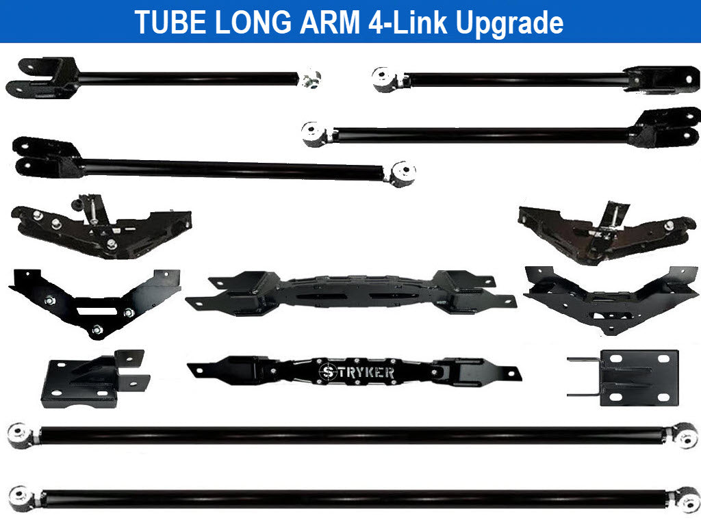 10" to 14" F450 TUBE LONG ARM 4-Link Lift Upgrade for 2023 to 2026 Super Duty Stryker Off Road Design