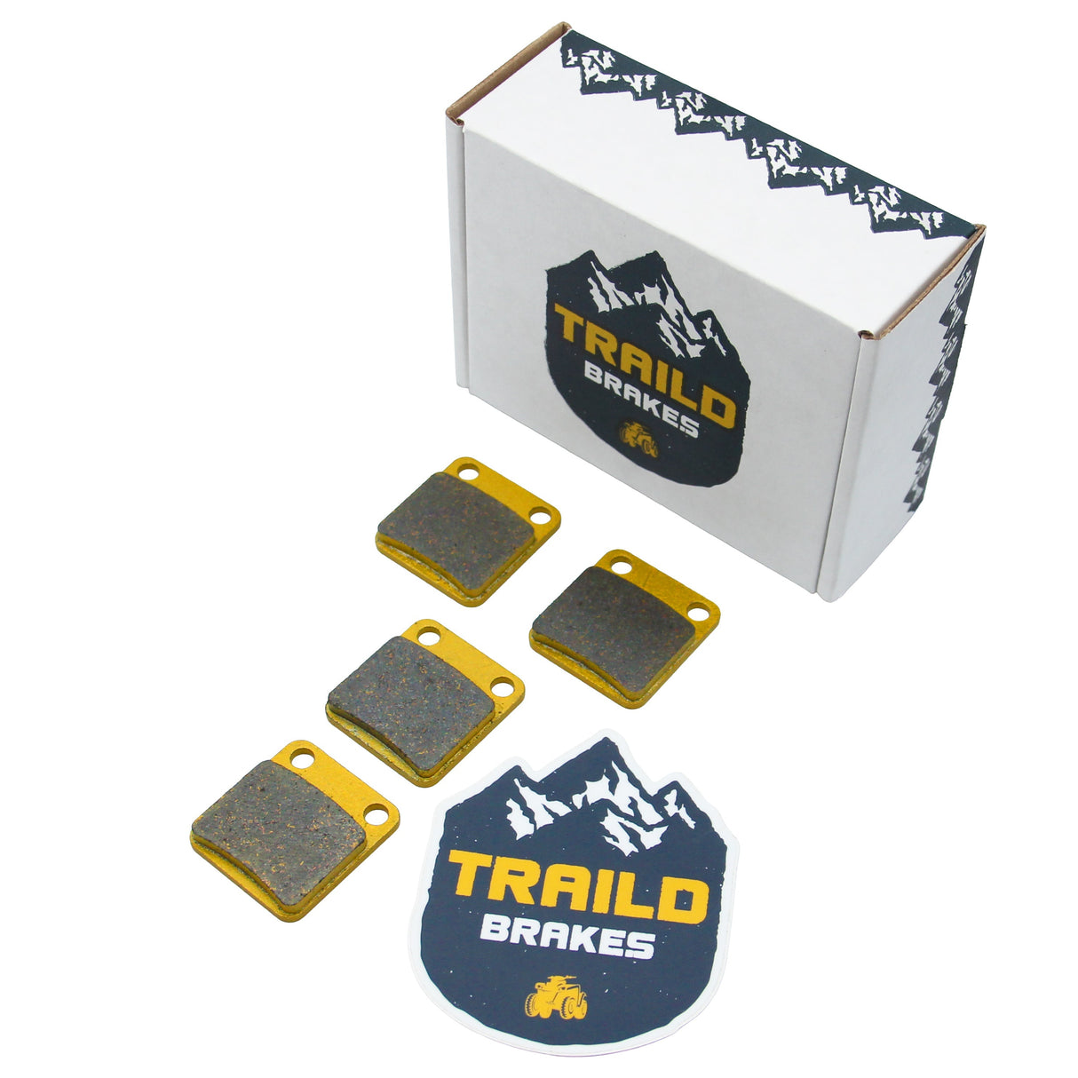 Yamaha Kodiak 450 2018-2026 Ceramic Brake Pad Set Traild