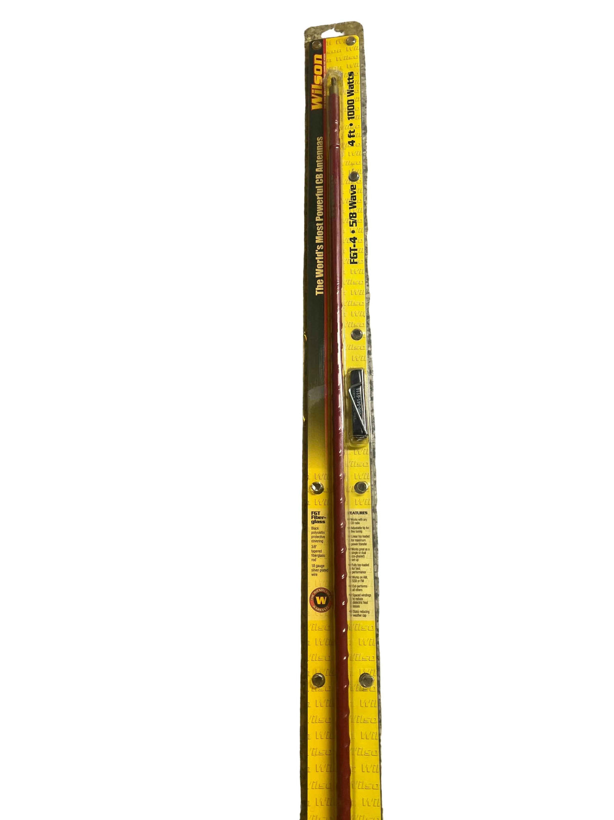 Wilson FGT-4 5/8 Wave 1000 Watt Fiberglass Mobile Antenna TekShack