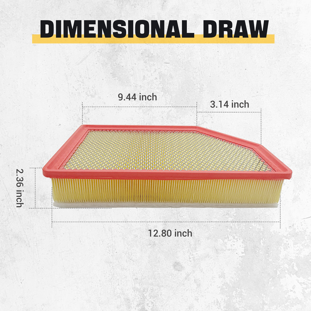 Trucktok 2020-2025 Silverado Sierra 6.6L Duramax Air Filter Replaces A3248C TruckTok