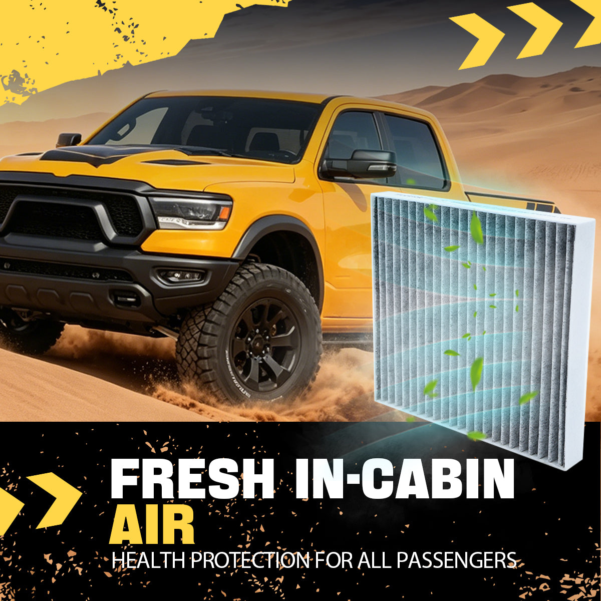 Trucktok 2019-2026 6.7L Dodge Ram Cabin Air Filter Replaces 68548579AA TruckTok