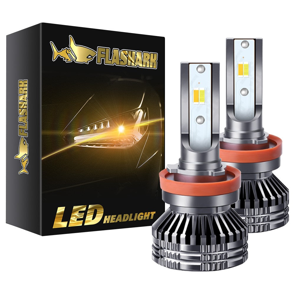9005/HB3 H4 H7 H11 LED Headlight Bulbs 60W 6400LM 6000K White | 2 Bulbs for Chevy/Ford/Dodge/Jeep/BMW/Nissan/Toyota/Honda