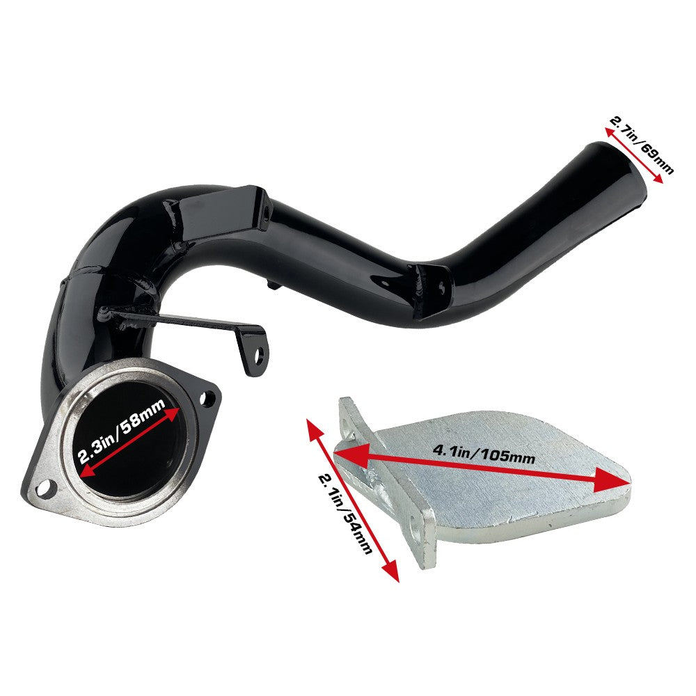 For 2007.5-2010 6.6L Chevy Silverado GMC Sierra Duramax LMM Diesel EGR Delete Kit (Upgraded) Flashark
