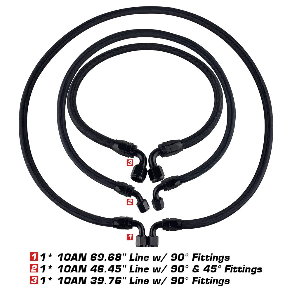 2006-2010 6.6L Chevrolet/GMC Duramax LLY/LBZ/LMM Performance Transmission Cooler Line Upgraded Kit Flashark