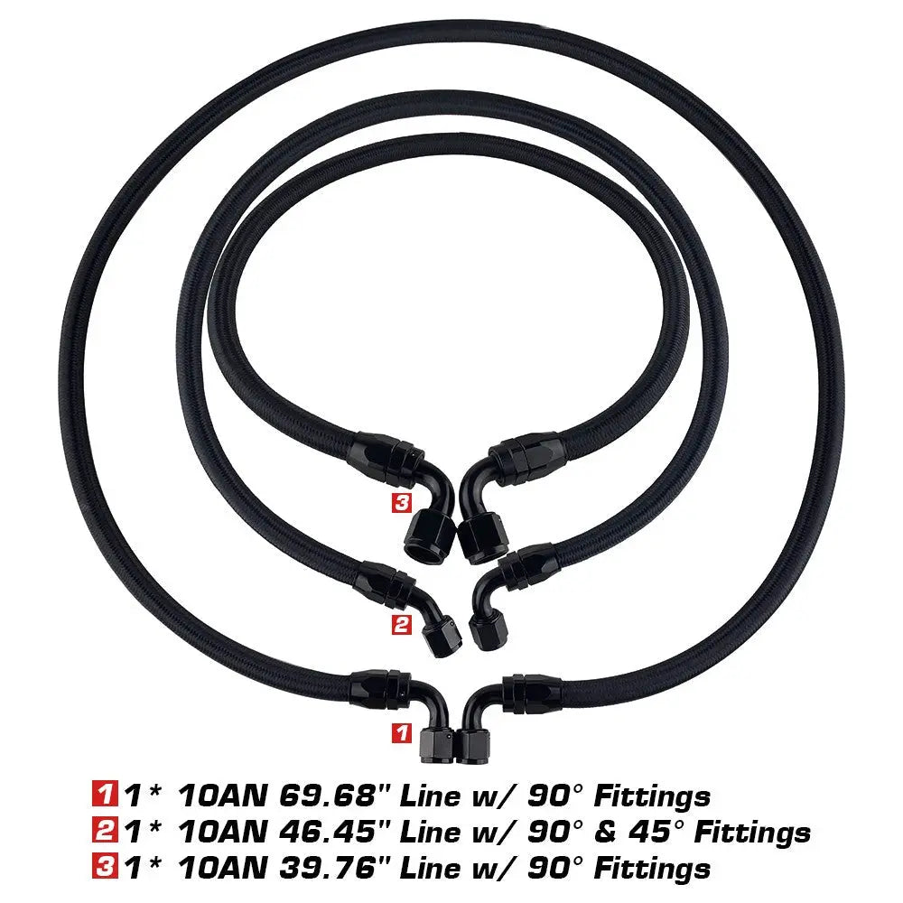 2006-2010 6.6L Chevrolet/GMC Duramax LLY/LBZ/LMM Performance Transmission Cooler Line Upgraded Kit
