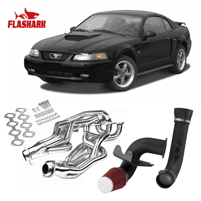 Long Tube Header for 1996-2004 Ford Mustang GT V8 4.6L SOHC Flashark