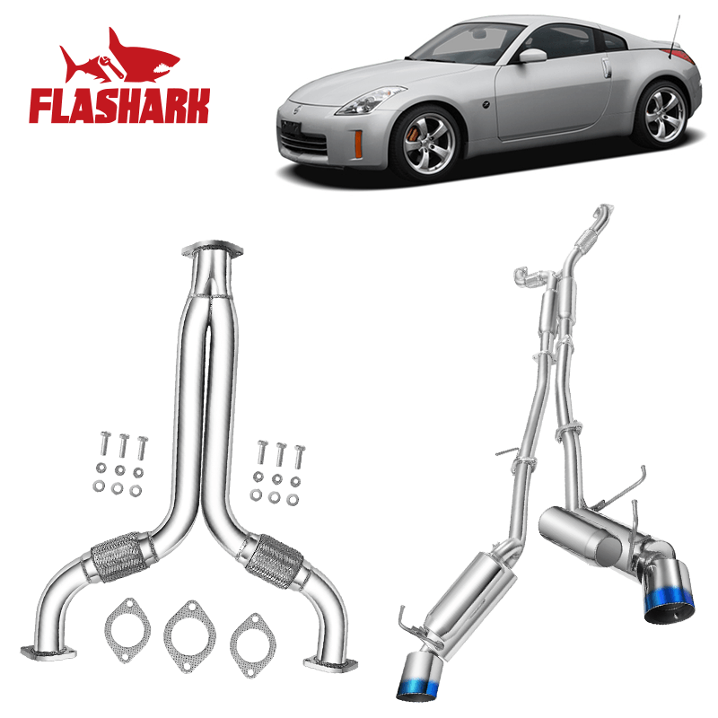 Y Pipe Downpipe Exhaust/Test Pipes for 2003-2009 Nissan 350Z 3.5L 2005, 2007 Infiniti G35
