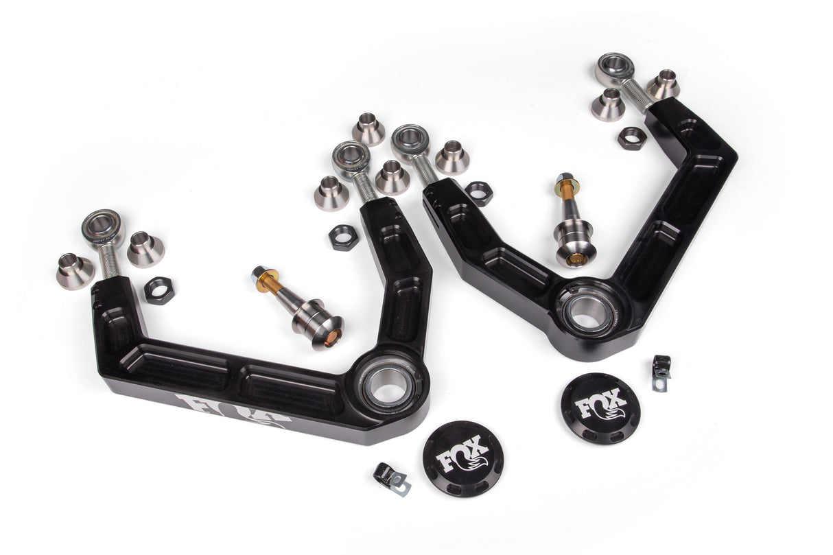 Fox Factory Billet Upper Control Arm Kit | Black | Chevy Silverado or GMC Sierra 1500 (19-25) 4WD FOX