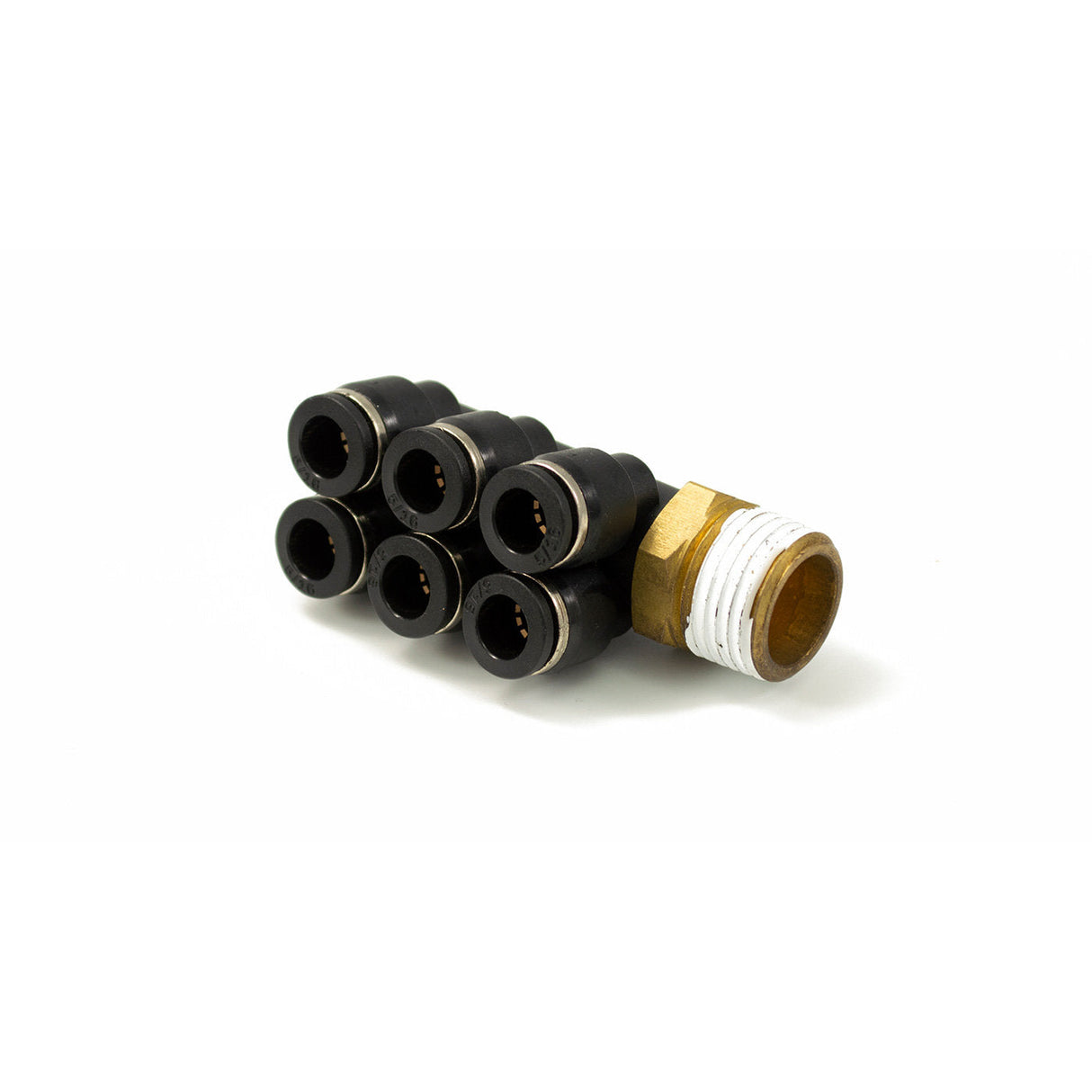 1/2" Male NPT to 6x 5/16" PTC Fitting (6 Way Banjo) HornBlasters