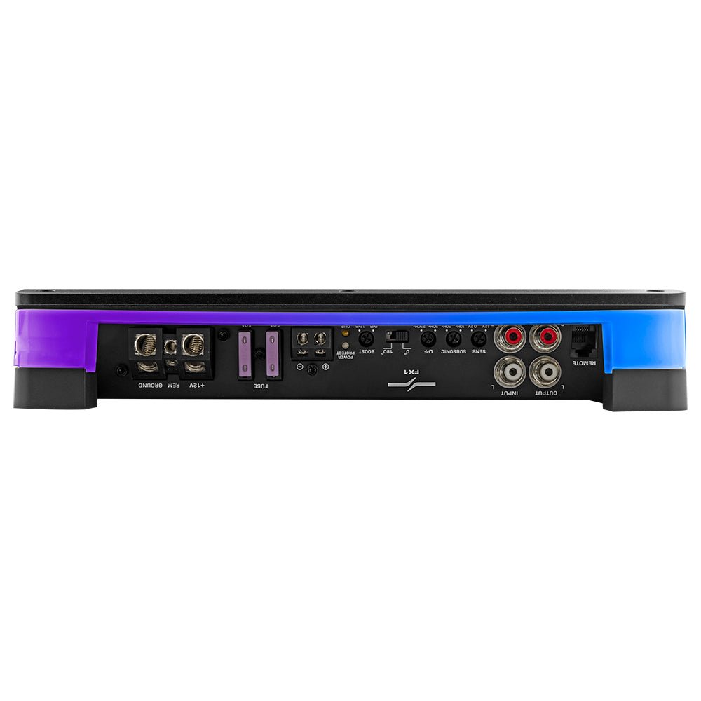 Flush Mount / Surface Mount 1 Channel Monoblock Class D Amplifier With Acrylic Cover for Custom Installation 1 X 900 Watts RMS @ 1 Ohm