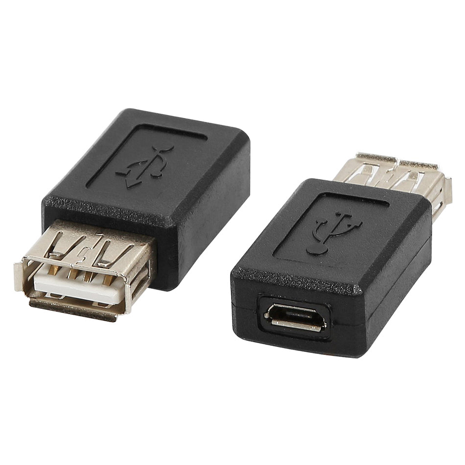 Female Micro USB to USB-A female Adapter TekShack