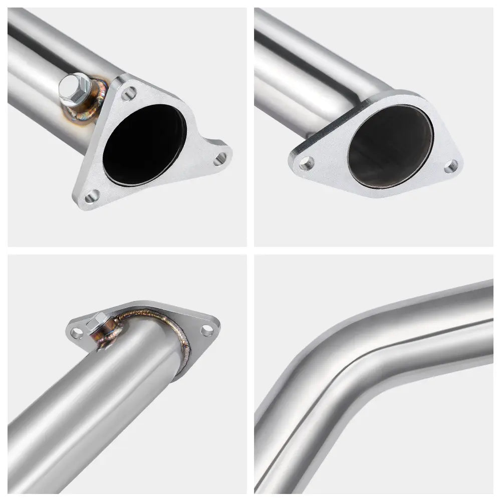 Flashark High-Flow Racing Downpipe for 2017+ INFINITI Q60 / 2016+ INFINITI Q50 VR30 3.0L Twin Turbo