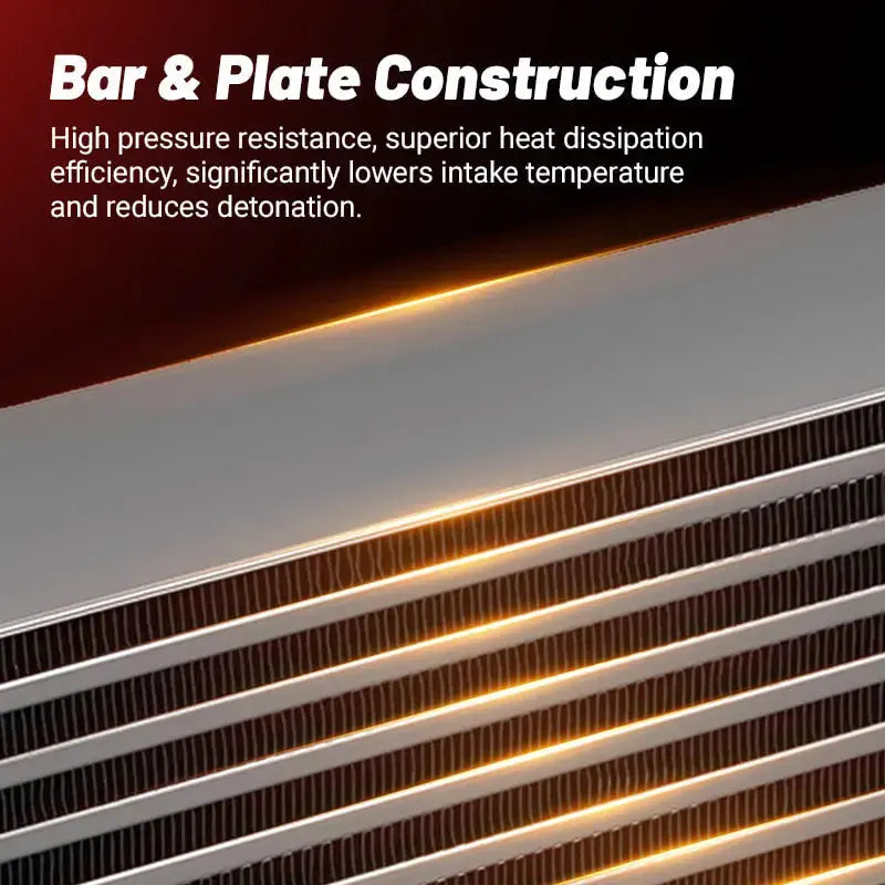 Flashark Intercooler + Piping Kit for 2010–2015 Chevrolet Camaro LS3 V8 (Single Turbo NA-T Swap)