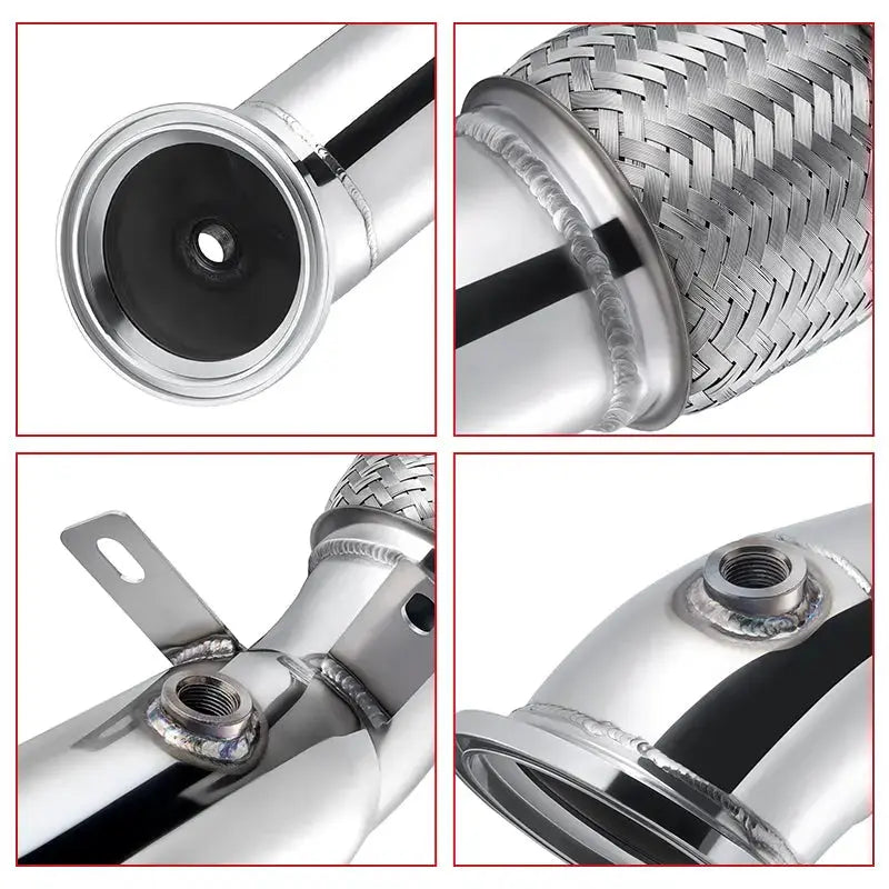 Flashark Catless Downpipes for 2016-2021 BMW B48 (G/F Chassis) 120i/220i/230i/320i/330e/330i/420i/430i/630i/730i & xDrive
