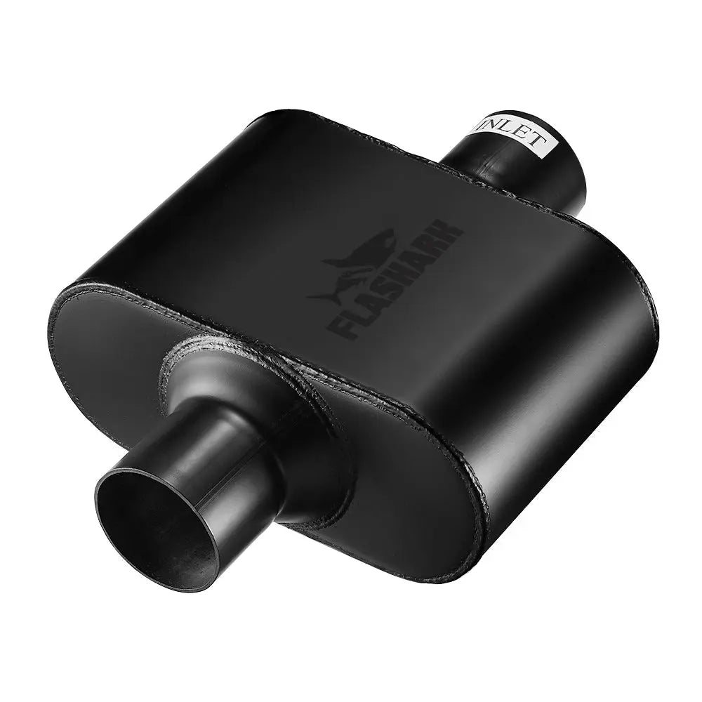 Super 10 Series 2.5 3.0 Inches Center In Center Out Exhaust Muffler | Flashark