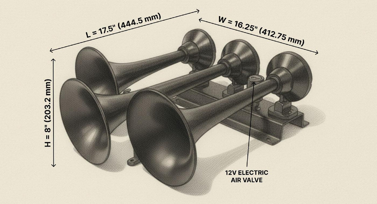 Flatlaw Train Horn HornBlasters