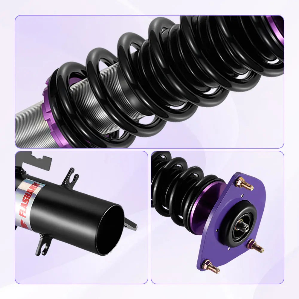 For 2007-2012 Nissan Versa Hatchback (C11) 32-way Adjustable Damping Coilover Shock Absorbers Struts