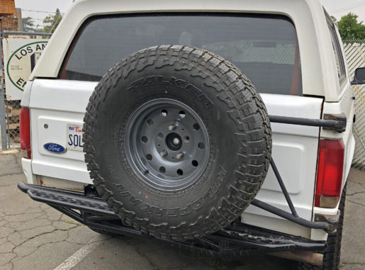 Ford Bronco Dropped Spare Tire Mount Solo Motorsports