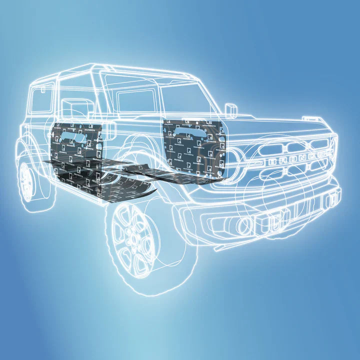 SoundSkins Sound Deadening Kit (SSK-BRONCO2DR 2-Door) | '21- Current Ford Bronco