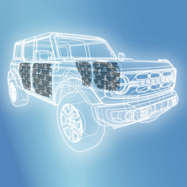 SoundSkins Sound Deadening Kit (SSK-BRONCO4DR 4-Door) | '21- Current Ford Bronco
