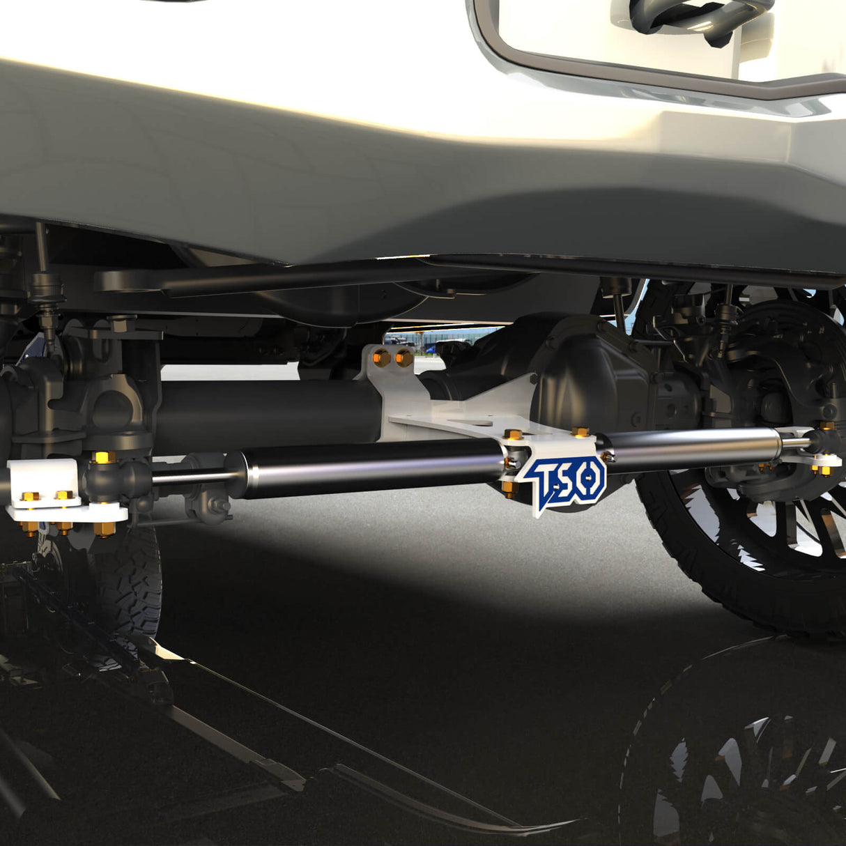 05-22 F250/F350 Dual Steering Stabilizer w/ Fox Shocks