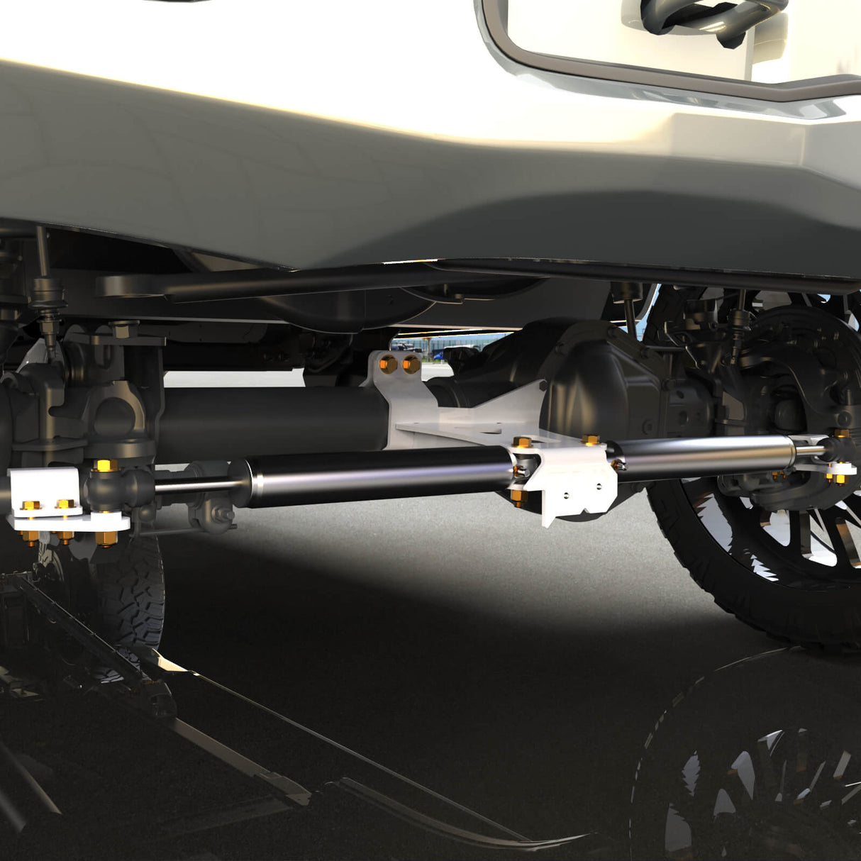 05-22 F250/F350 Dual Steering Stabilizer w/ Fox Shocks