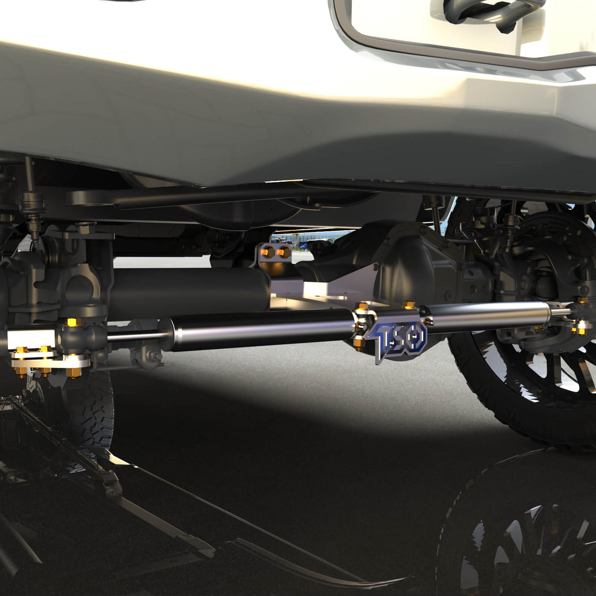 05-22 F250/F350 Dual Steering Stabilizer w/ Fox Shocks