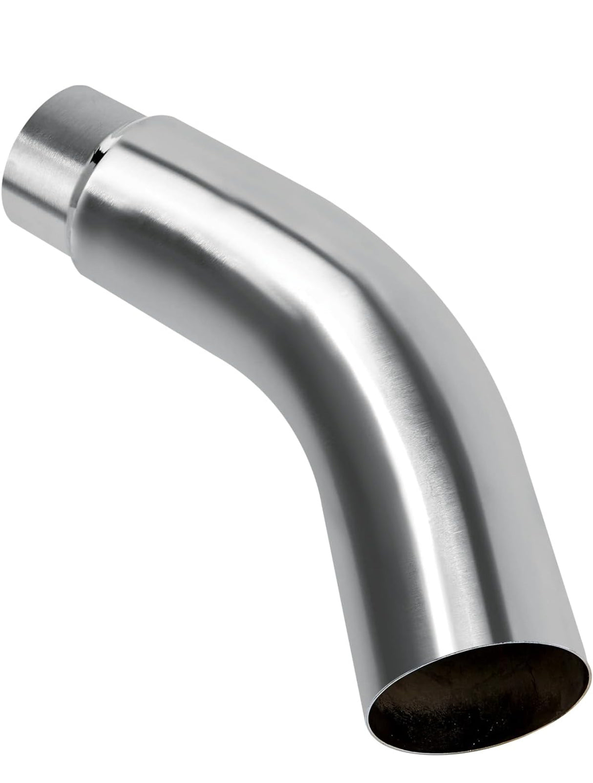 4 Inch Diesel Exhaust Elbow Tip,Exhaust Pipe Elbow 4.00 Inlet 6.00 X 23.00" Long Stainless Steel Side Exit Exhaust Tip