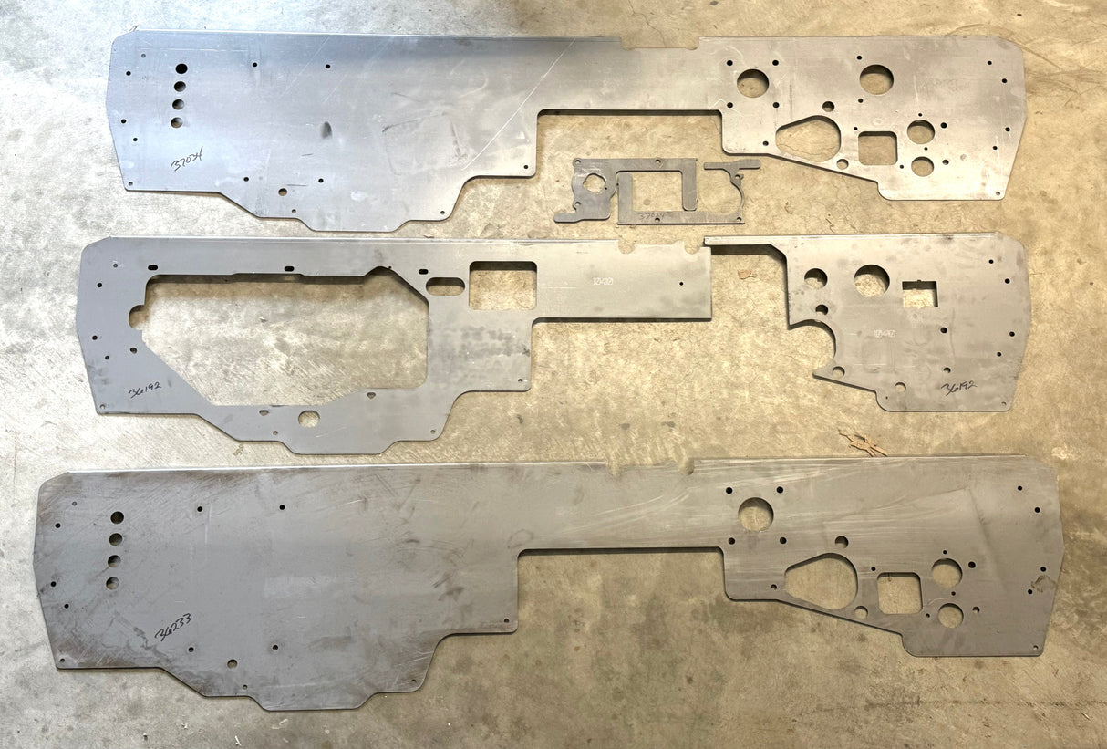 72-93 Dodge Firewall Plate 1 Piece Smooth Wire Tuck Far From Stock