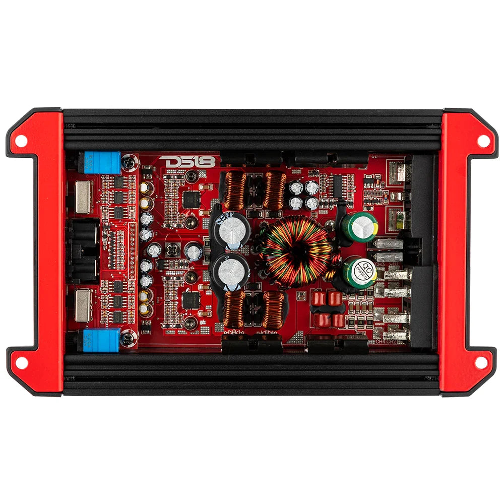 DS18 G1000.4D GEN-X Full-Range Class D 4-Channel Amplifier | 4 x 90W RMS @ 4-Ohm DS18