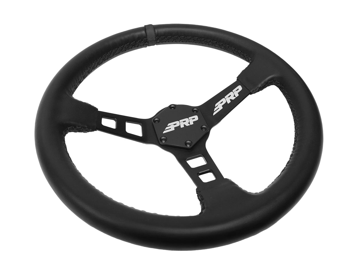 Deep Dish Leather Steering Wheel by PRP