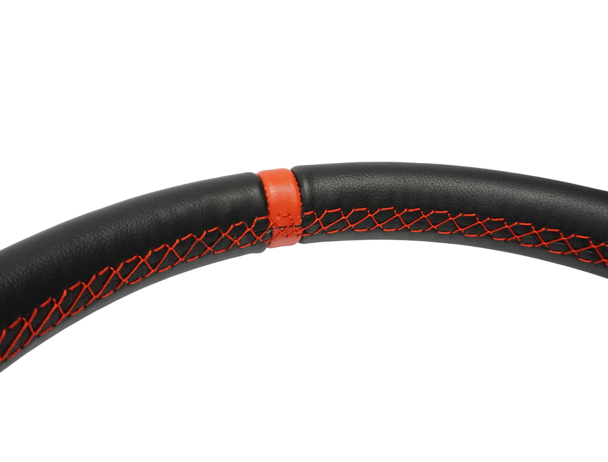 Flat Leather Steering Wheel by PRP