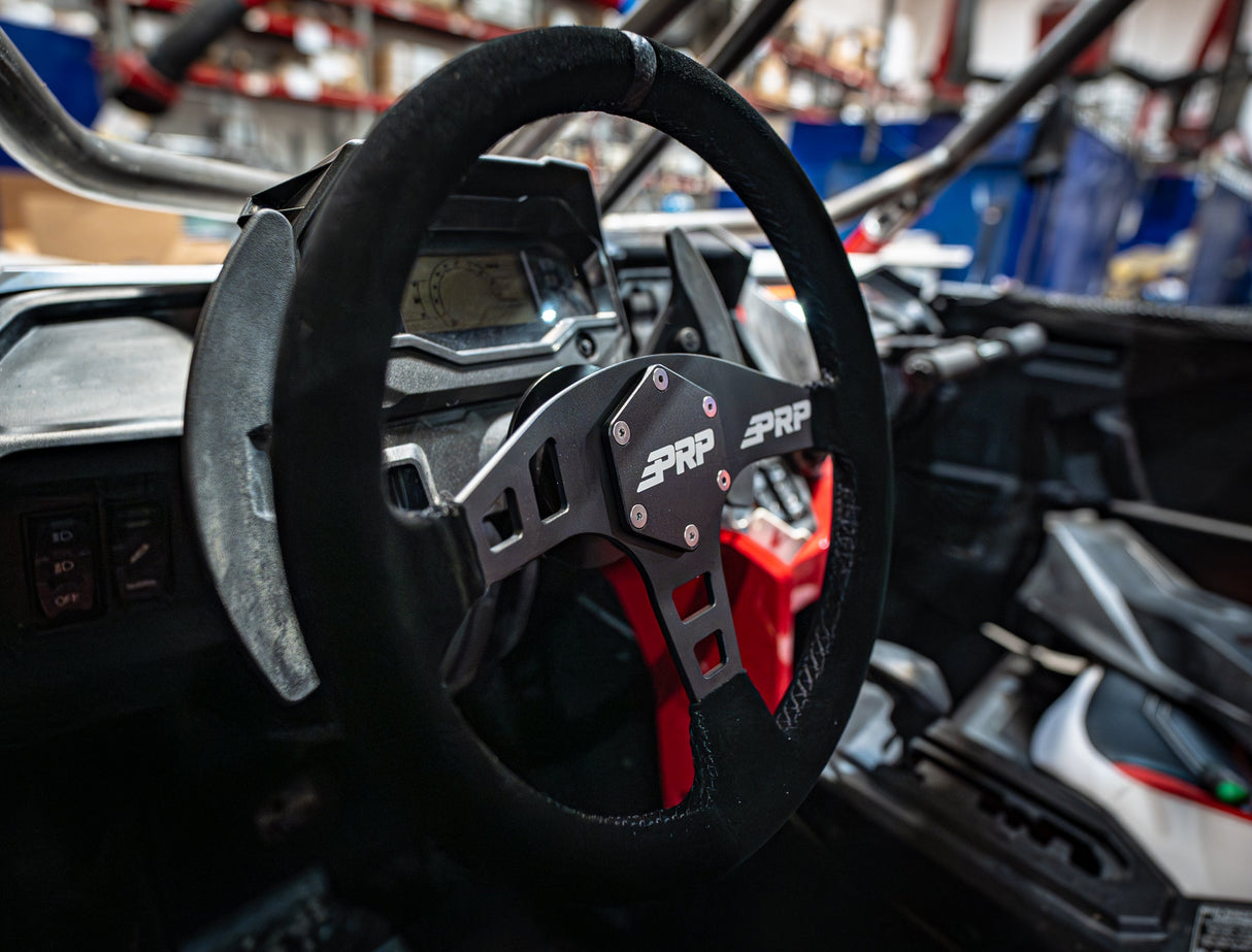 Flat Suede Steering Wheel by PRP