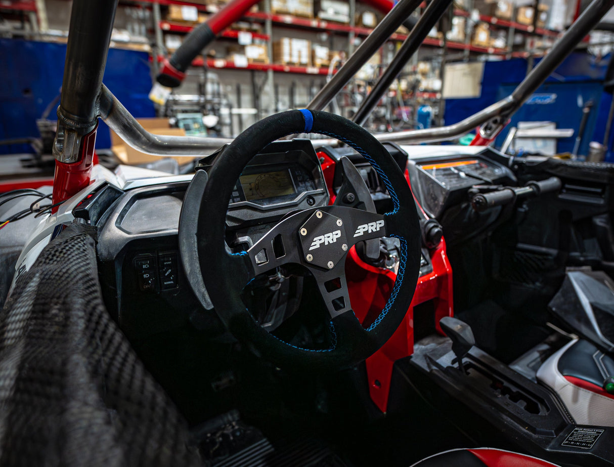 Flat Suede Steering Wheel by PRP